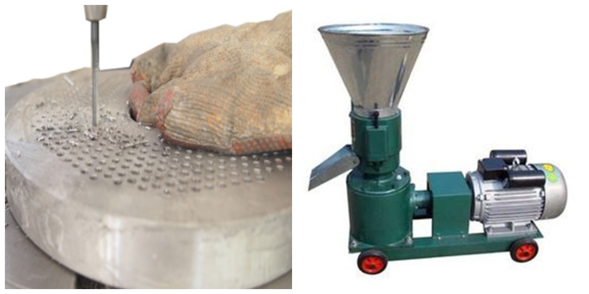 Mesin Pelet Mati Rata