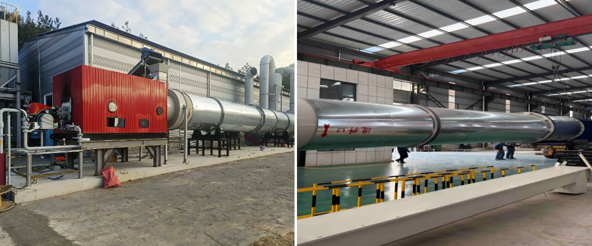 Sawdust drying site Sawdust drying site