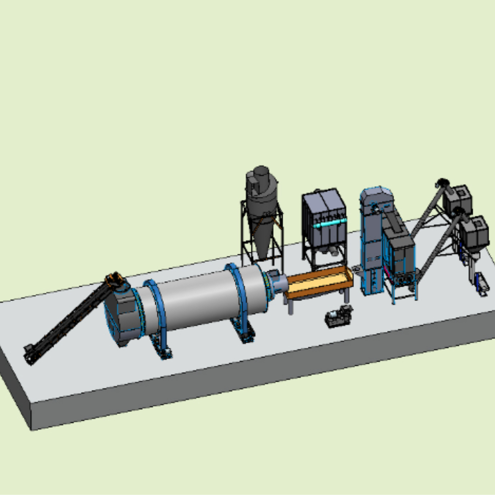 Industrial Salt Drum Dryer