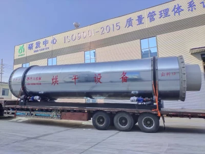 Máy sấy bã nấm ba tầng Yuchuan đến Hà Bắc để giúp khách hàng sấy bã nấm hiệu quả