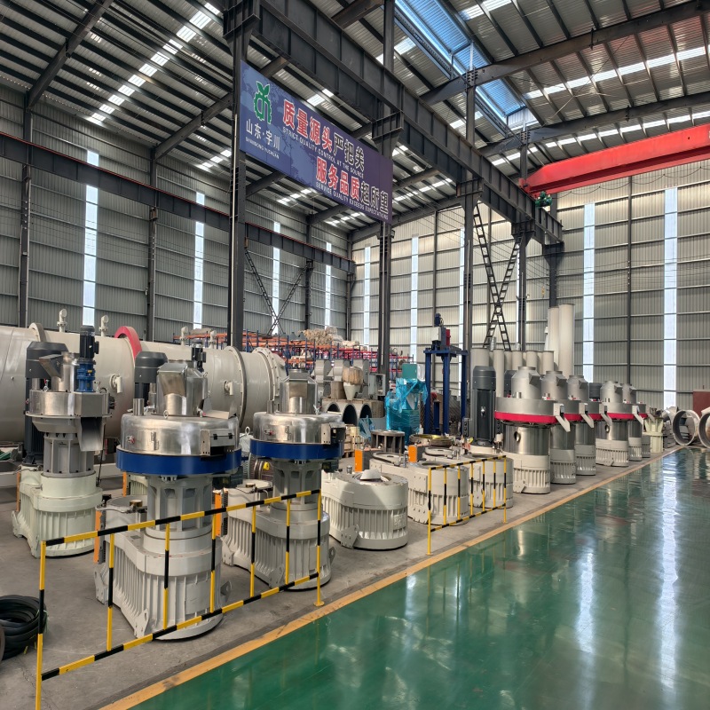 Línea de pellets de paja