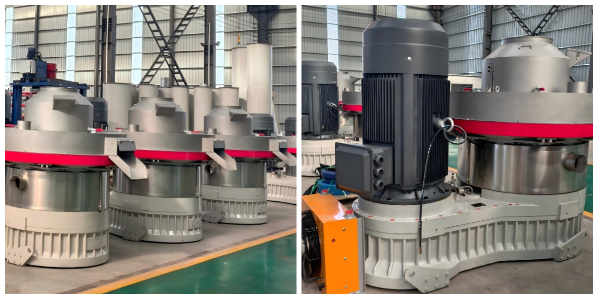 Moinho de pellets de madeira industrial