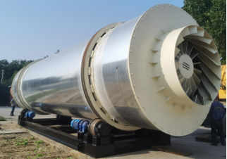 Anti Fire Safety Sawdust Rotary Dryer