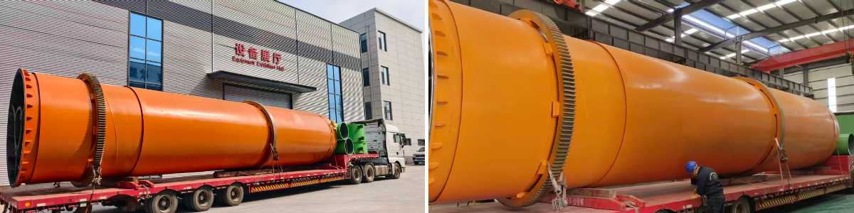 China Yuchuan Company Shipment of Orange Pomace Dryers
